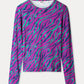 POM Amsterdam Longsleeves TOP - Animal Purple