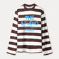 POM Amsterdam Longsleeves TOP - Joy Striped Brown White