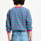POM Amsterdam Longsleeves TOP - Striped Purple Green