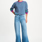 POM Amsterdam Longsleeves TOP - Striped Purple Green