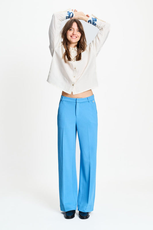 POM Amsterdam Pants Blue / 34 PANTALON - Lara Smashing Blue