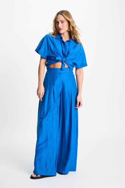 POM Amsterdam Pants Blue / 34 PANTALON - Ocean Blue