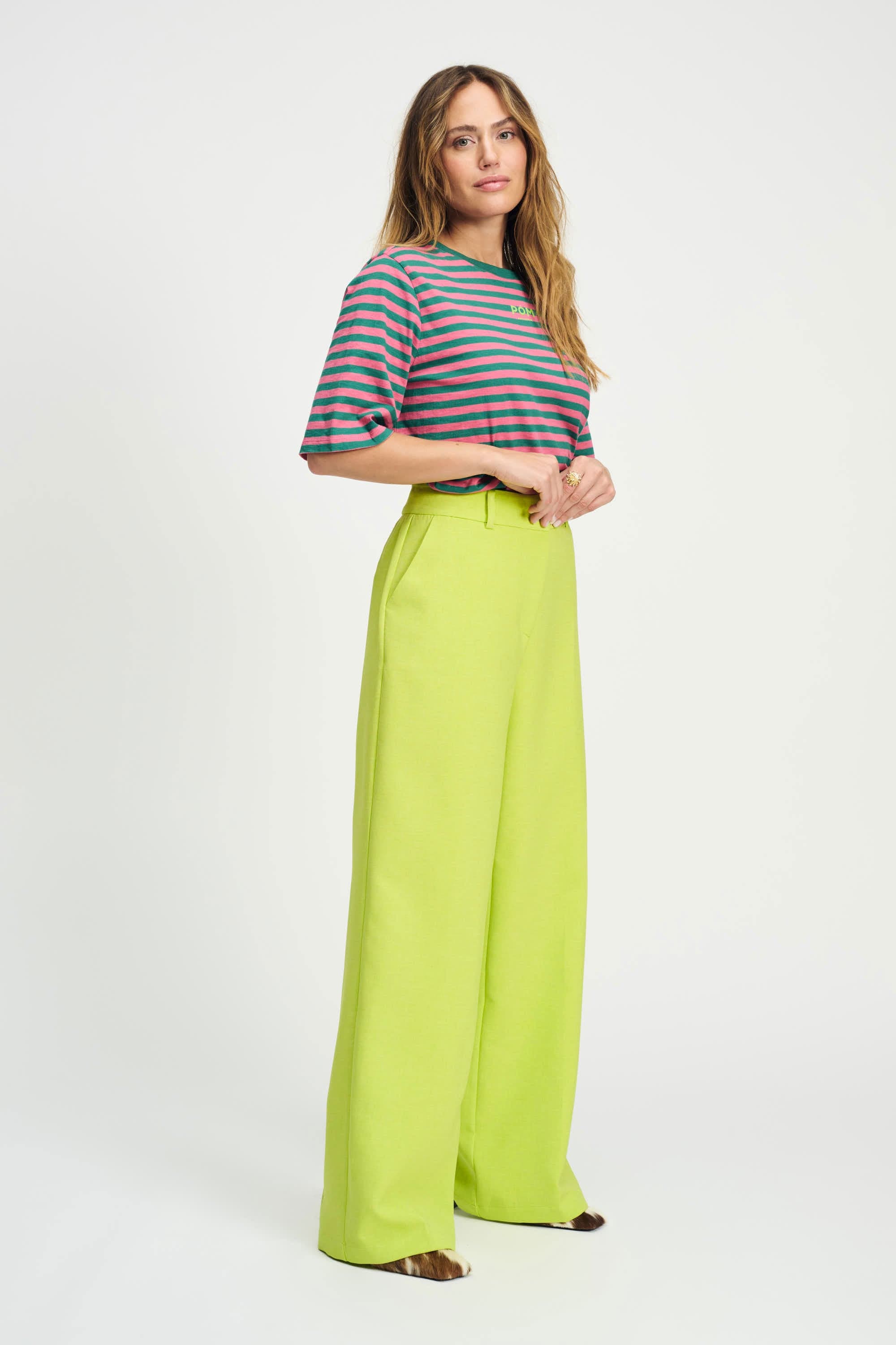 POM Amsterdam Pants Green / 34 PANTALON - Summer Lime