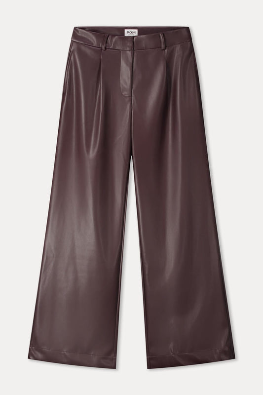 POM Amsterdam Pants PANTALON - Abby Chocolate Brown