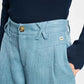 POM Amsterdam Pants PANTALON - Bouclé Dawn Blue