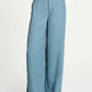 POM Amsterdam Pants PANTALON - Bouclé Dawn Blue
