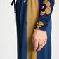 POM Amsterdam Pants PANTALON - Colourblock Nightfall Blue