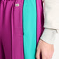 POM Amsterdam Pants PANTALON - Colourblock Wild Purple