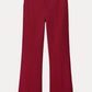 POM Amsterdam Pants PANTALON - Flare Burgundy Red