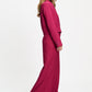 POM Amsterdam Pants PANTALON - Jess Striped Burgundy Red