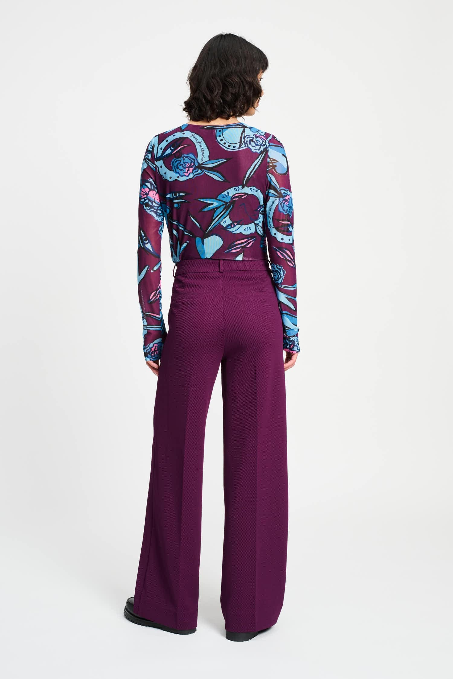 POM Amsterdam Pants PANTALON - Lara Plum