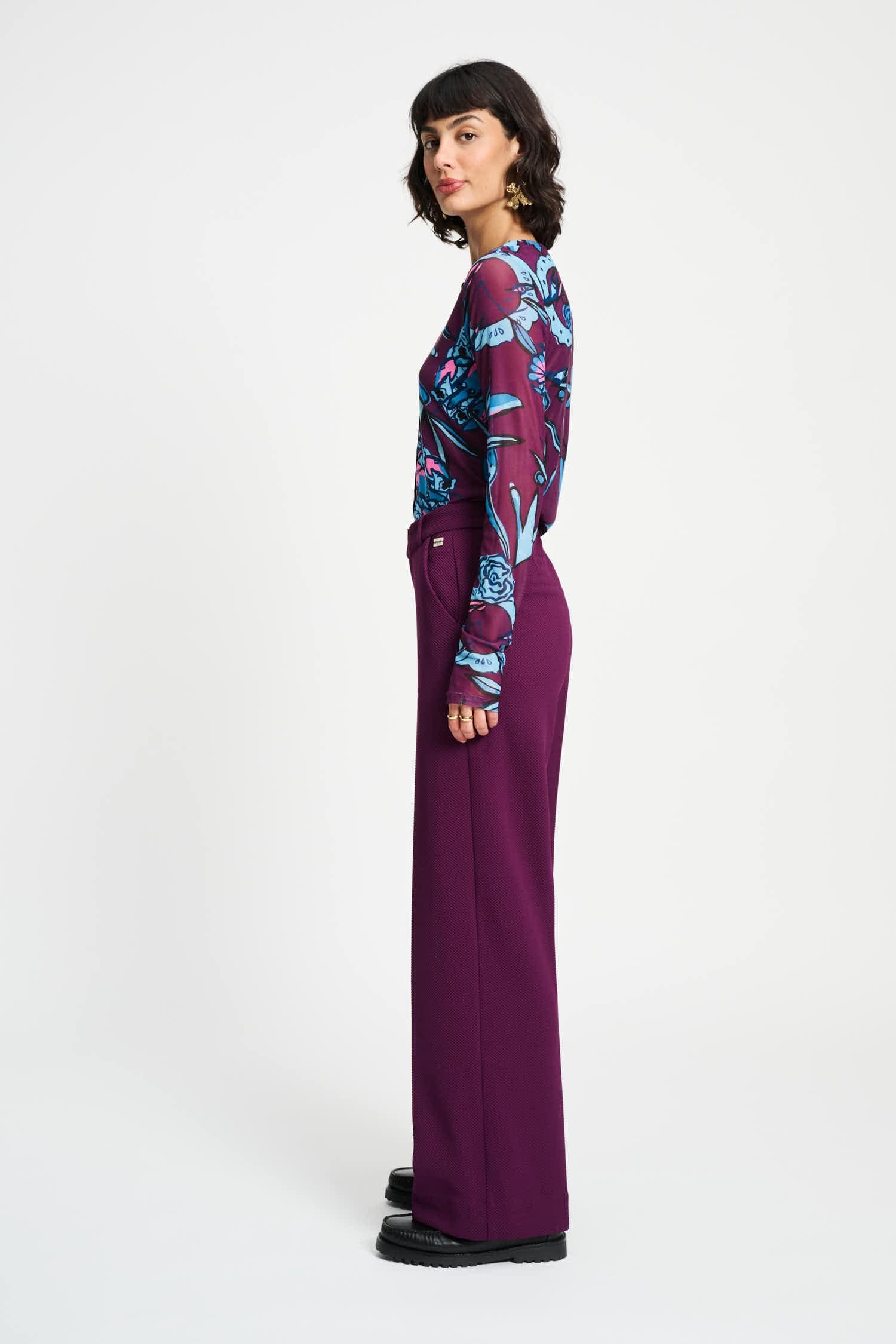 POM Amsterdam Pants PANTALON - Lara Plum