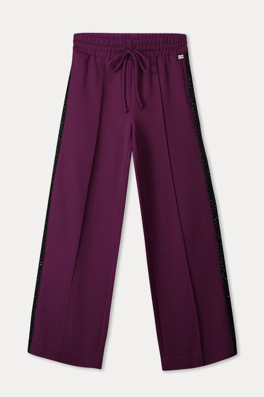 POM Amsterdam Pants PANTALON - Leah Dark Plum
