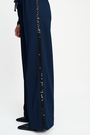 POM Amsterdam Pants PANTALON - Leah Eternal Blue