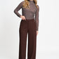 POM Amsterdam Pants PANTALON - Lola Chocolate Brown