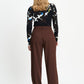 POM Amsterdam Pants PANTALON - Marlou Chocolate Brown