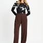POM Amsterdam Pants PANTALON - Marlou Chocolate Brown