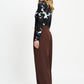 POM Amsterdam Pants PANTALON - Marlou Chocolate Brown