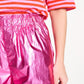 POM Amsterdam Pants PANTALON - Metallic Bright Rose