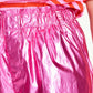 POM Amsterdam Pants PANTALON - Metallic Bright Rose