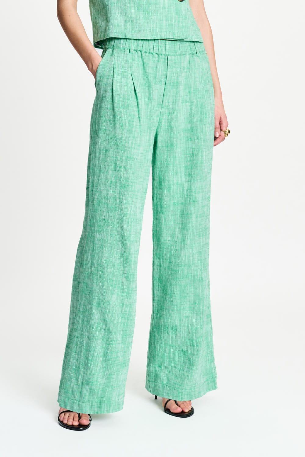 POM Amsterdam Pants PANTALON - Palm Green