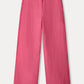 POM Amsterdam Pants PANTALON - Raspberry Linen