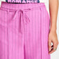 POM Amsterdam Pants PANTALON - Rose Doux Striped