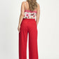 POM Amsterdam Pants PANTALON - Scarlet Red Summer