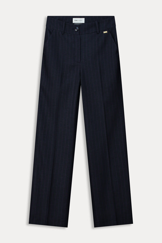 POM Amsterdam Pants PANTALON - Striped Midnight Blue