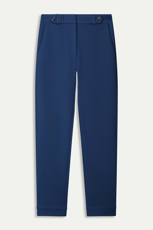 POM Amsterdam Pants PANTALON - Tapered Sapphire Blue