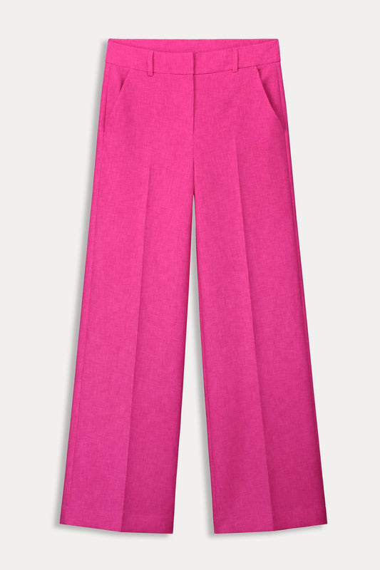 POM Amsterdam Pants PANTALON - Wide Leg Pink Glow