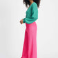 POM Amsterdam Pants PANTALON - Wide Leg Vibrant Pink