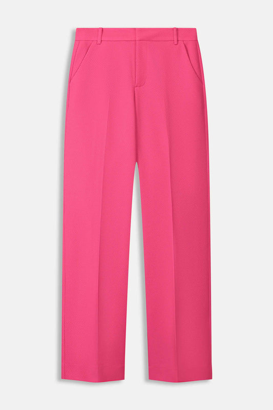 POM Amsterdam Pants PANTALON - Wide Leg Vibrant Pink