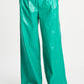 POM Amsterdam Pants PANTS - Faux Leather Wander Green