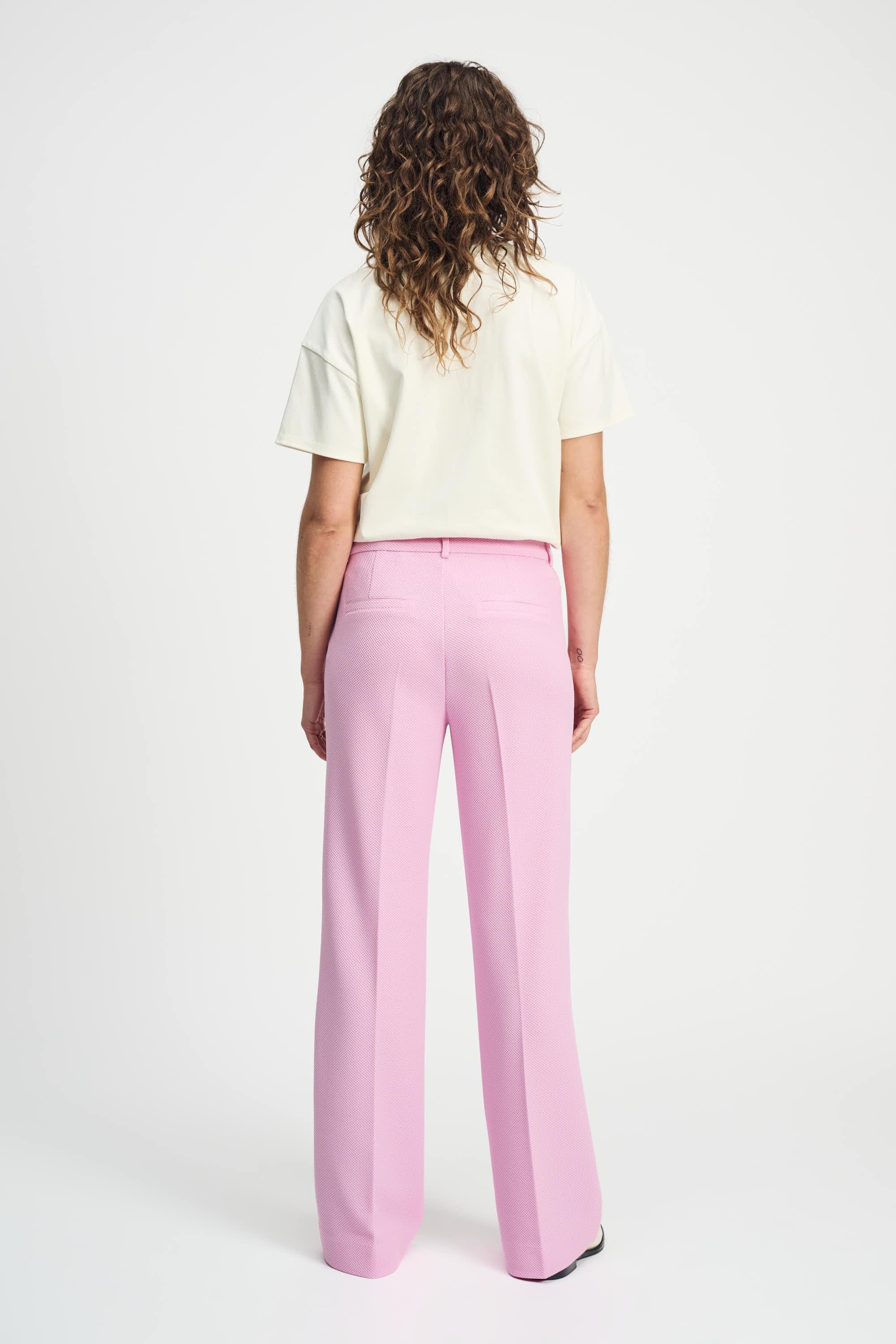 POM Amsterdam Pants PANTS - Wide Leg Rose Pink