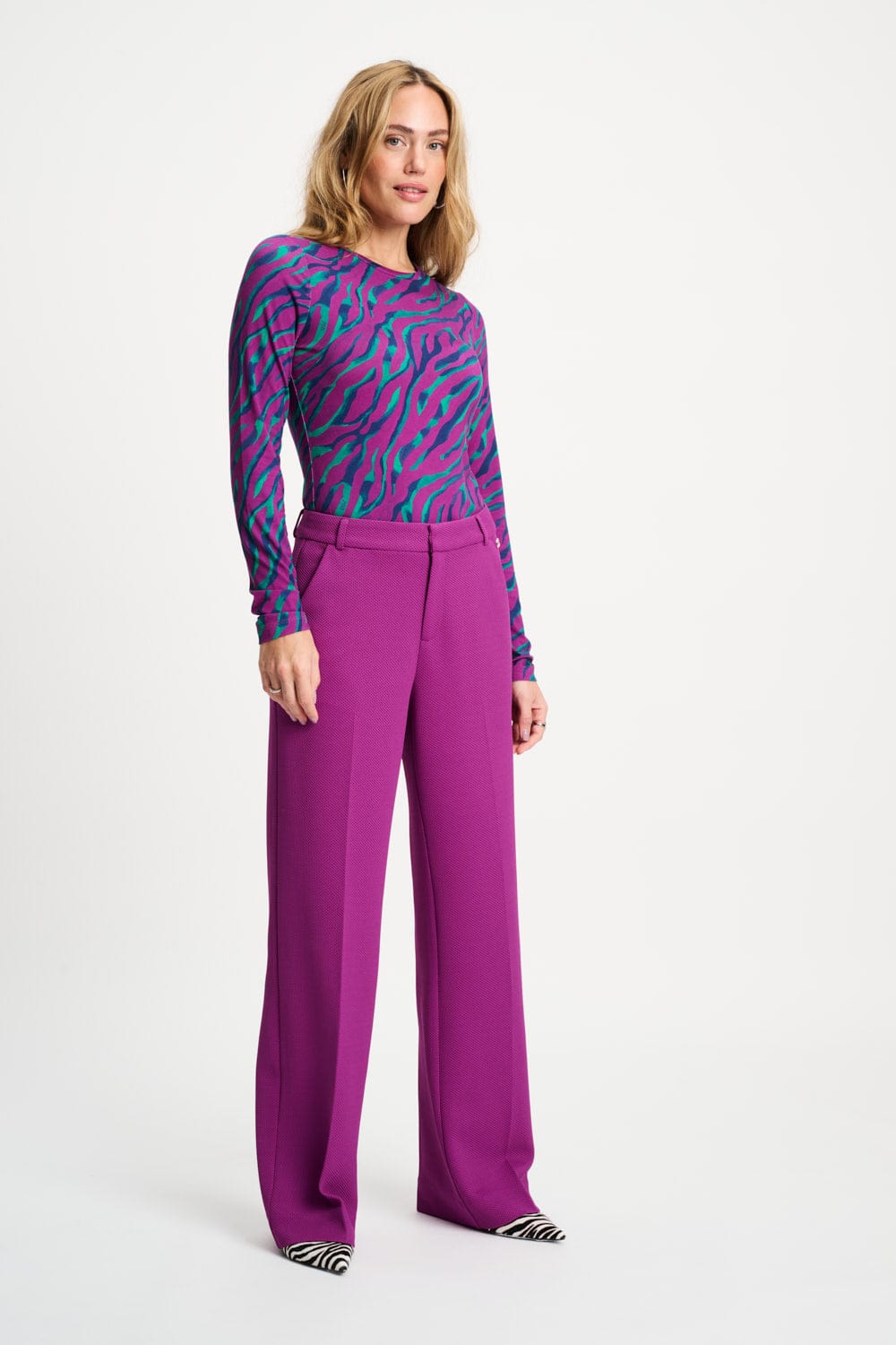 POM Amsterdam Pants Purple / 34 PANTS - Lara Wild Purple