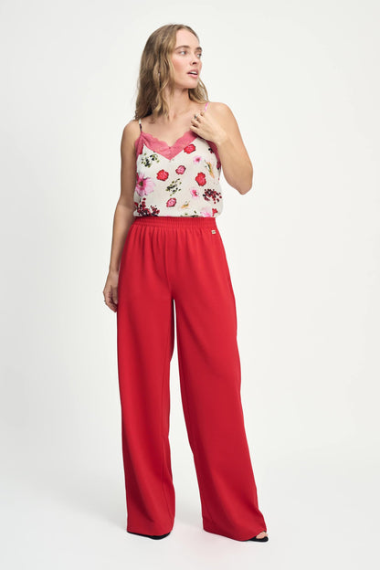 POM Amsterdam Pants Red / 34 PANTALON - Scarlet Red Summer