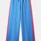 POM Amsterdam Pants TRACKPANTS - Striped Smashing Blue
