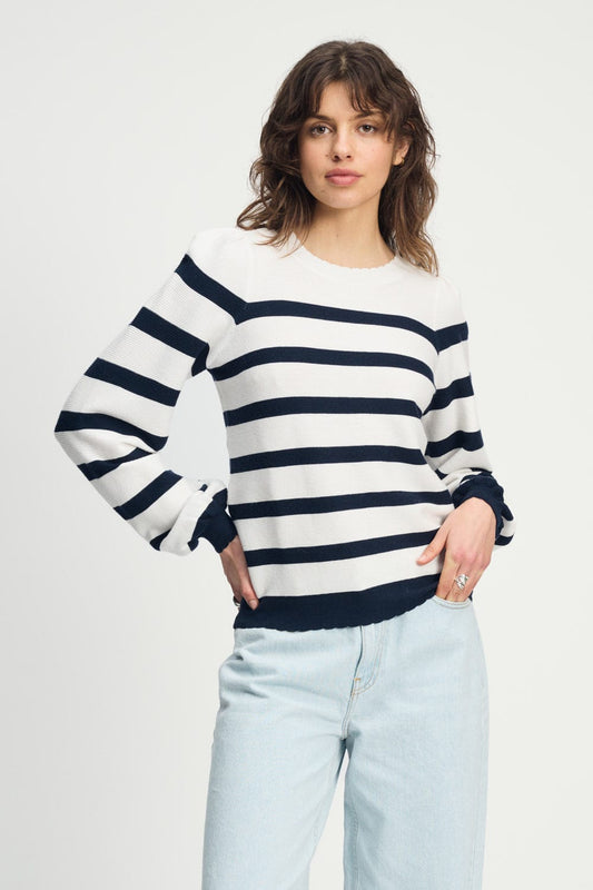 POM Amsterdam Pullovers Multi colour / 34 PULL - Lucy Dark Navy