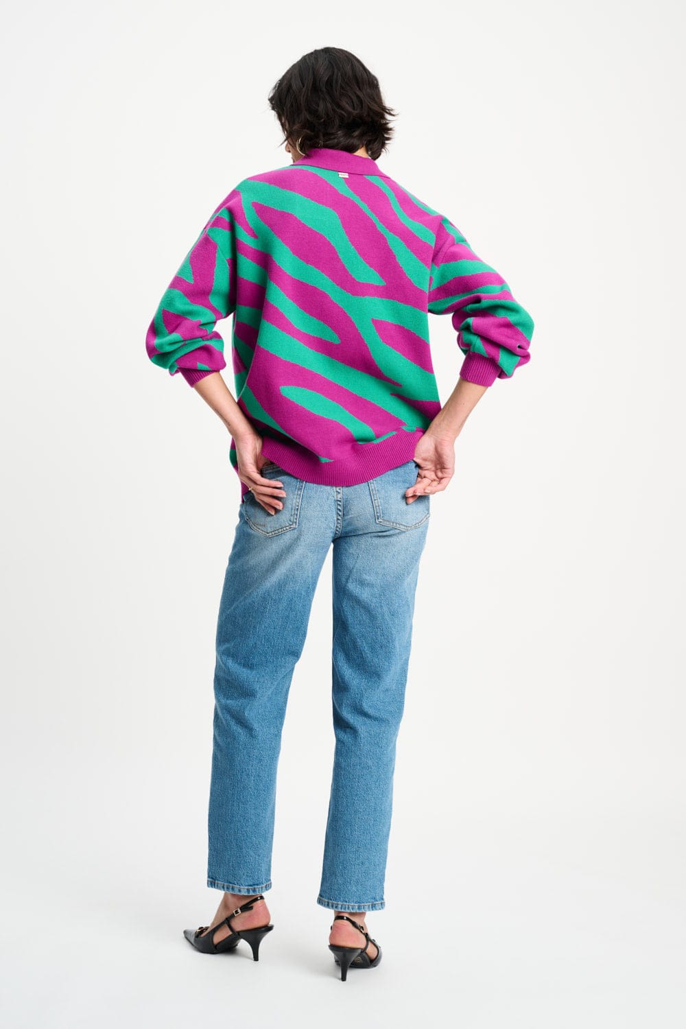 POM Amsterdam Pullovers PULL - Polo Animal Purple