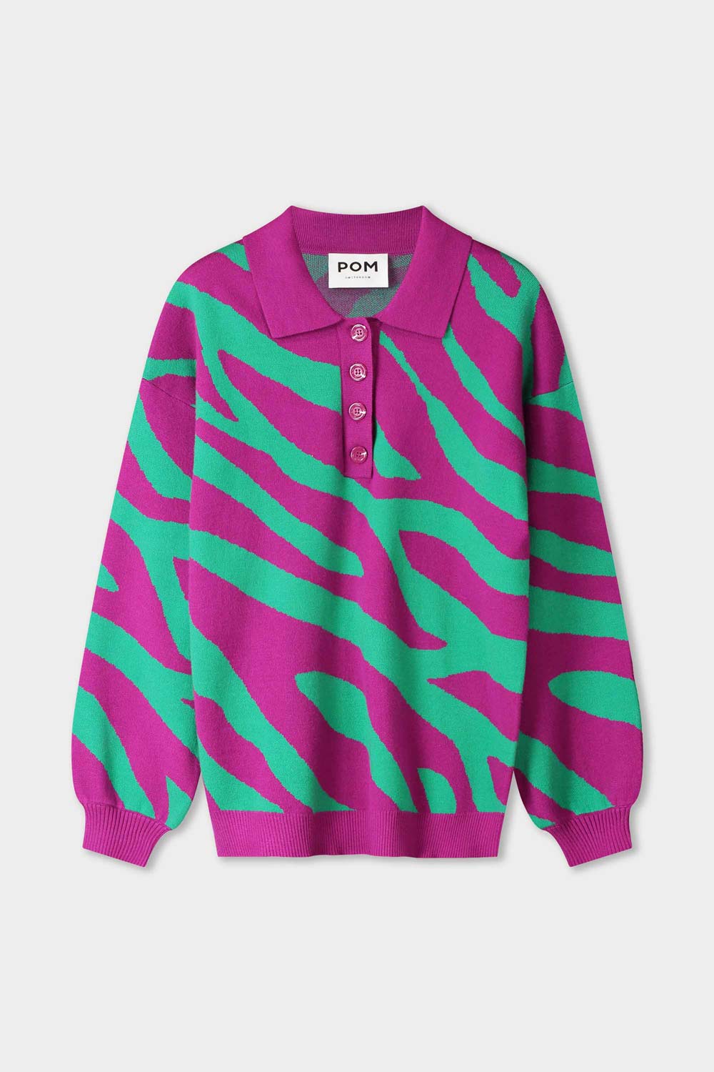 POM Amsterdam Pullovers PULL - Polo Animal Purple