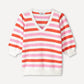 POM Amsterdam Pullovers PULL - Striped Pink Orange