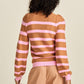 POM Amsterdam Pullovers PULL - Striped Sugar Brown