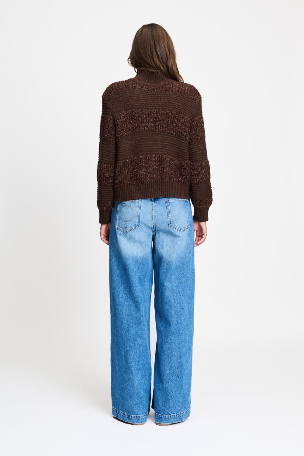 POM Amsterdam Pullovers PULLOVER - Kate Chocolate Brown