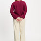 POM Amsterdam Pullovers PULLOVER - Marley Burgundy Red