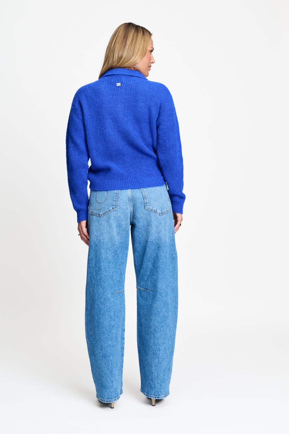 POM Amsterdam Pullovers PULLOVER - Puck Cobalt Blue