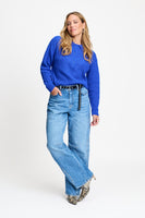POM Amsterdam Pullovers PULLOVER - Puck Cobalt Blue
