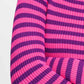 POM Amsterdam Pullovers PULLOVER - Riley Striped Pink Purple