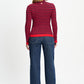 POM Amsterdam Pullovers PULLOVER - Riley Striped Rouge Blue