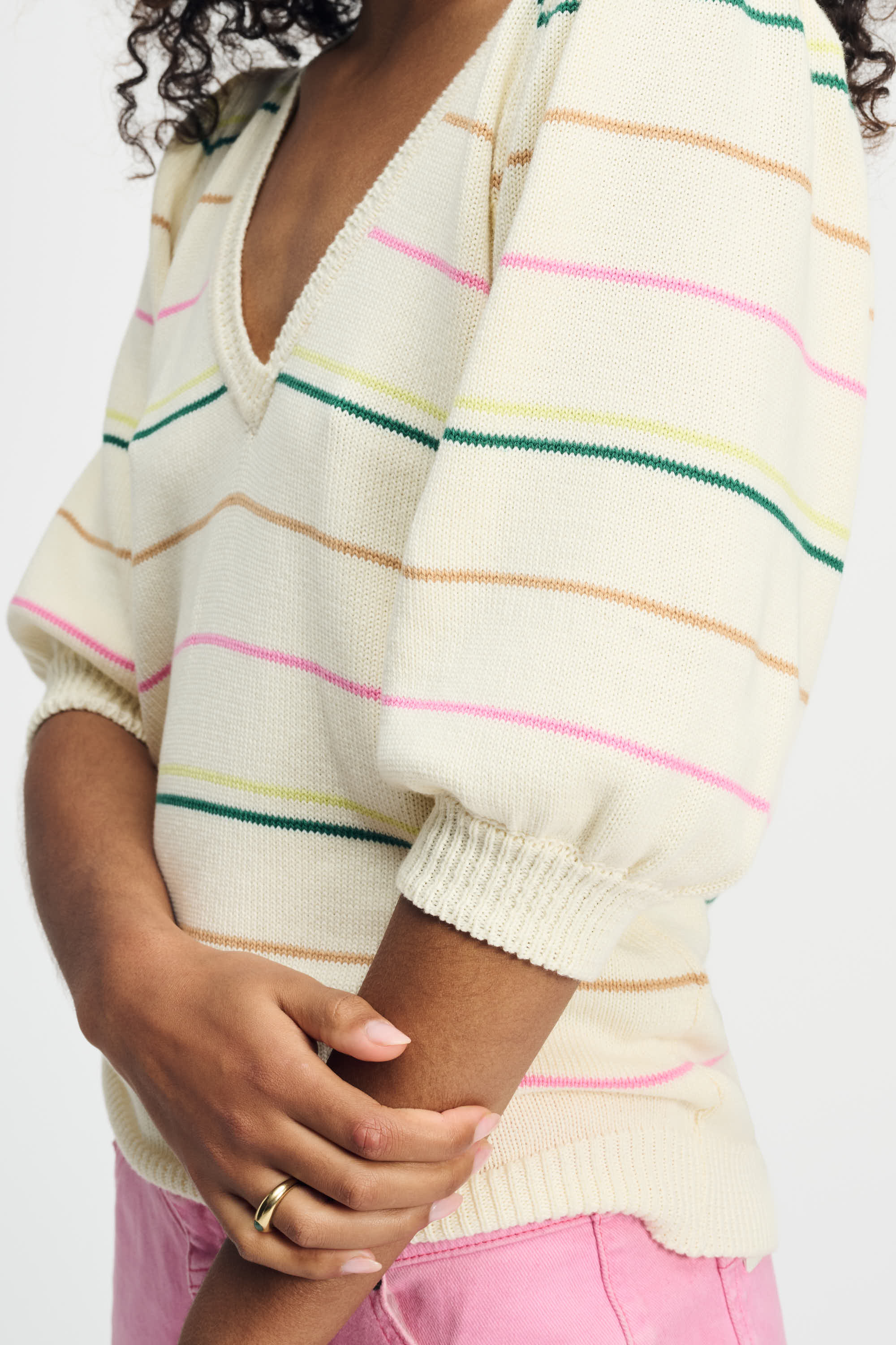 POM Amsterdam Pullovers PULLOVER - Striped Multi